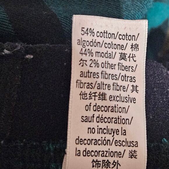 Victorias Secret Metallic Plaid Lounge Pants Size XL - Picture 4 of 4